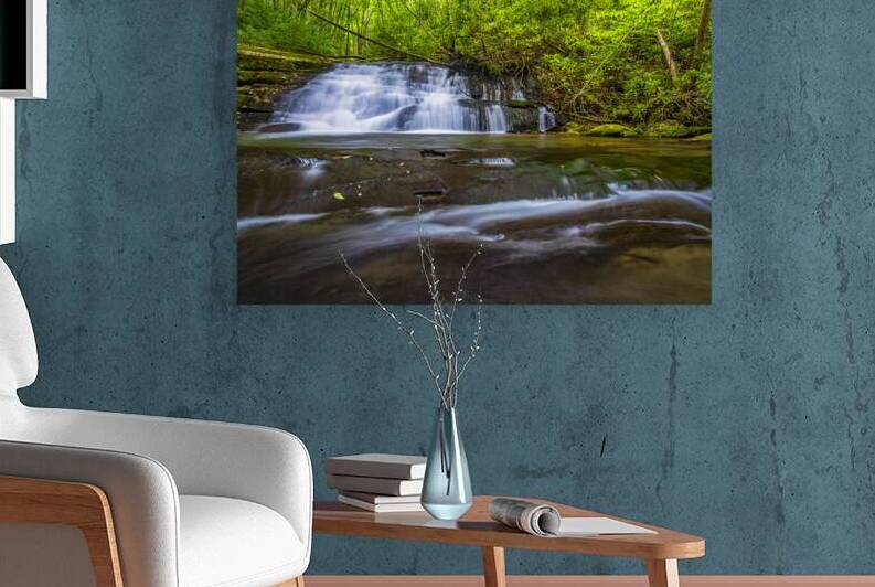 Hidden waterfall by Andy Crawford