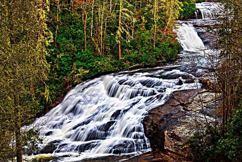 Triple Falls overlook by Andy Crawford