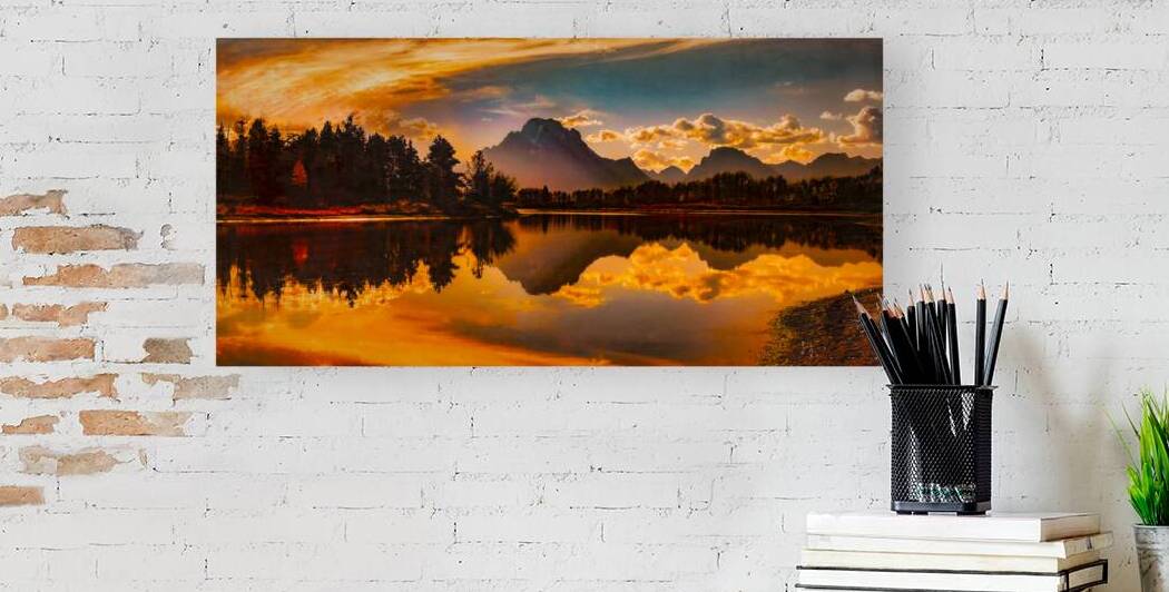 Ox Bow Bend and Mt Moran at Sunset by Norma Brandsberg Photography