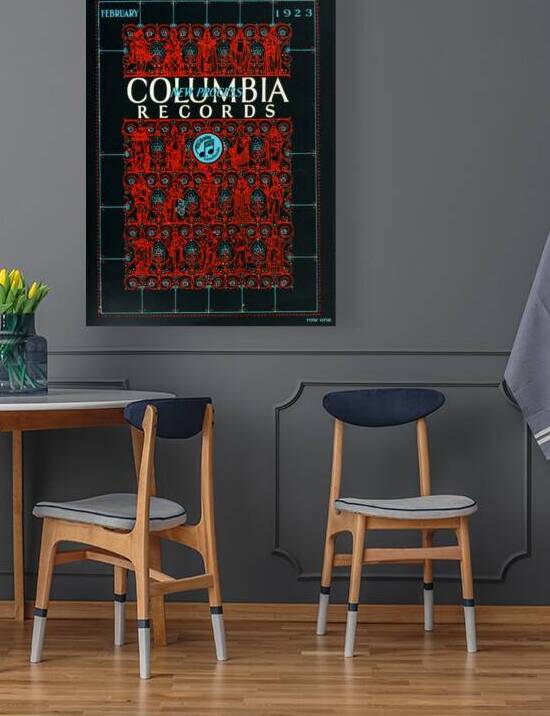 1923 Columbia Records Art by Row One Brand