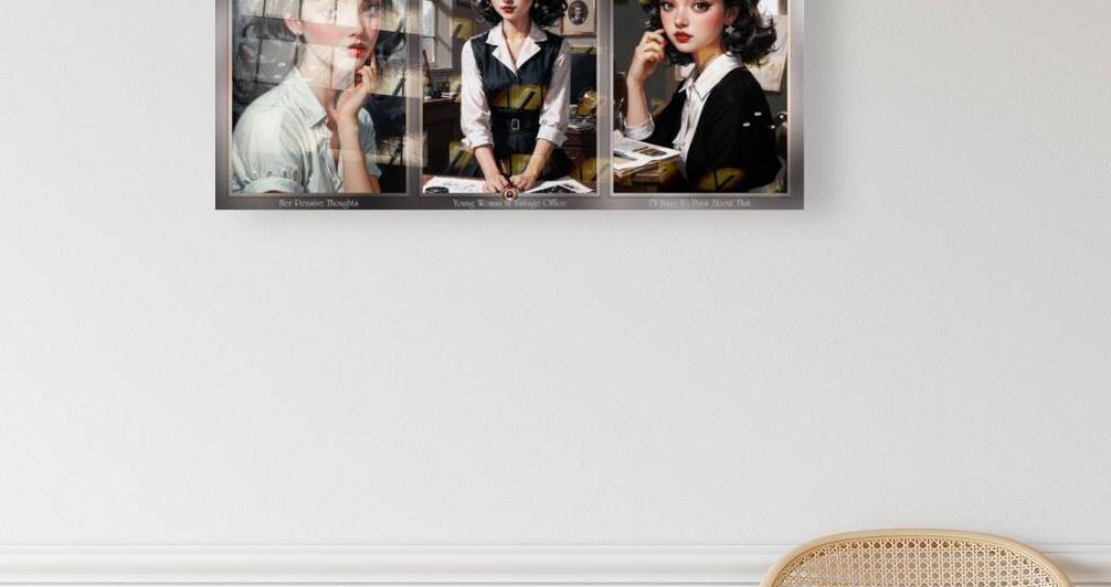 The Nostalgic Grace And Elegance Of A Young Woman Captivating AI Concept Art by Xzendor7 by xzendor7