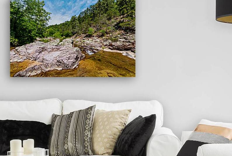 Rocky Creek And Rhyolite Rocks by Jennifer White