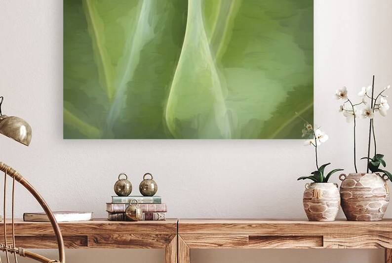 Agave Leaves Abstract X1 3 by Rich Franco