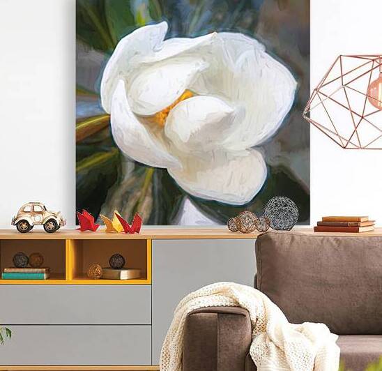 Southern Magnolia Blossom Magnolia Grandiflora X 2 by Rich Franco