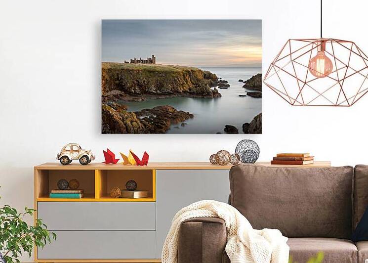 Slains Castle Sunrise by Dave Bowman