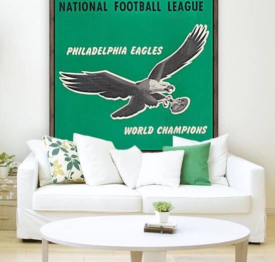 Philadelphia Eagles World Champions Art by Row One Brand