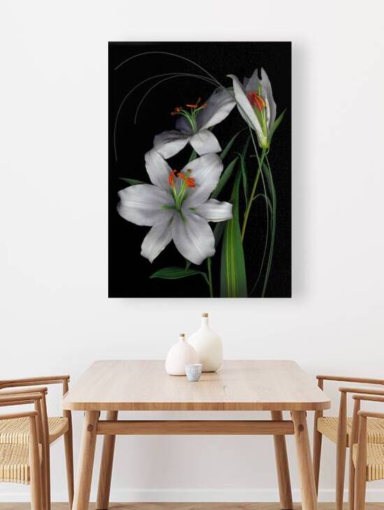 White Lilies  by Jane Baron