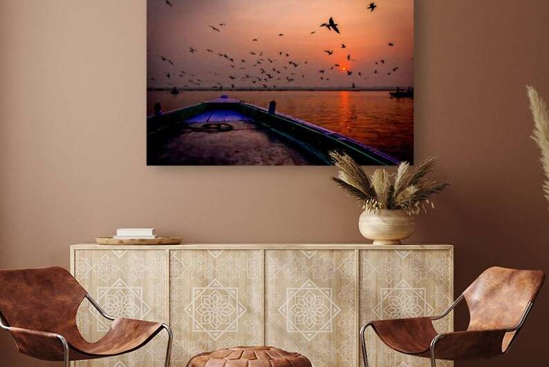 Dawn Flight Over Still Waters by Chirag Pandya