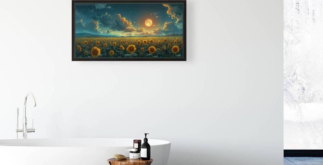 Wild Sunflowers - Sunflower Field Art Prints by Savage Art Prints