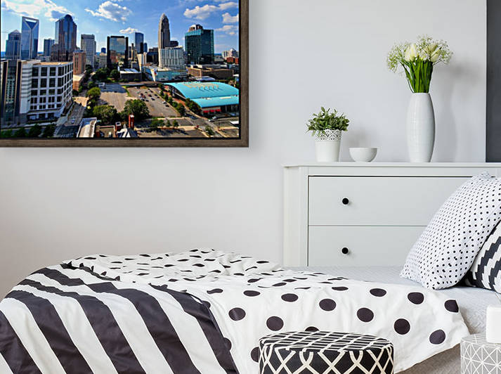 Uptown Charlotte Skyline by The NC Geek