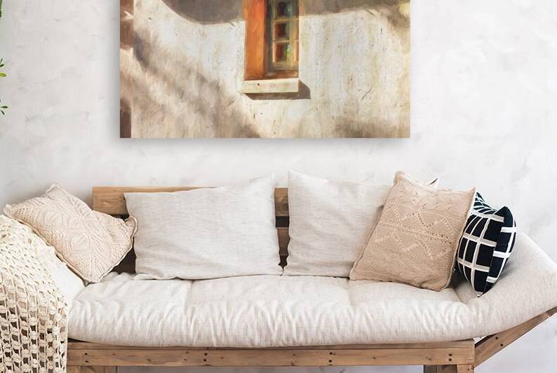 Pinewood Estate Blue Window X1 1 by Rich Franco