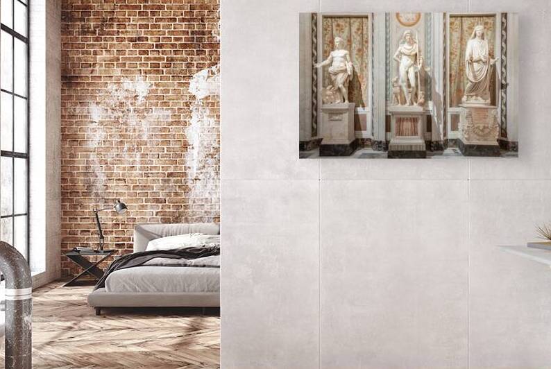 Rome Italy - Borghese Gallery - ancient art museum interior by Paolo Modena