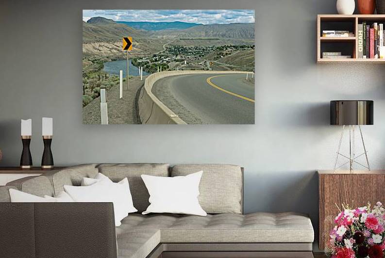 Highway 97C above Ashcroft British Columbia Canada by David Reinhold