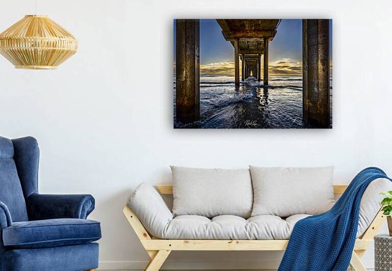 Scripps Pier La Jolla CA  by Robert E Ryan