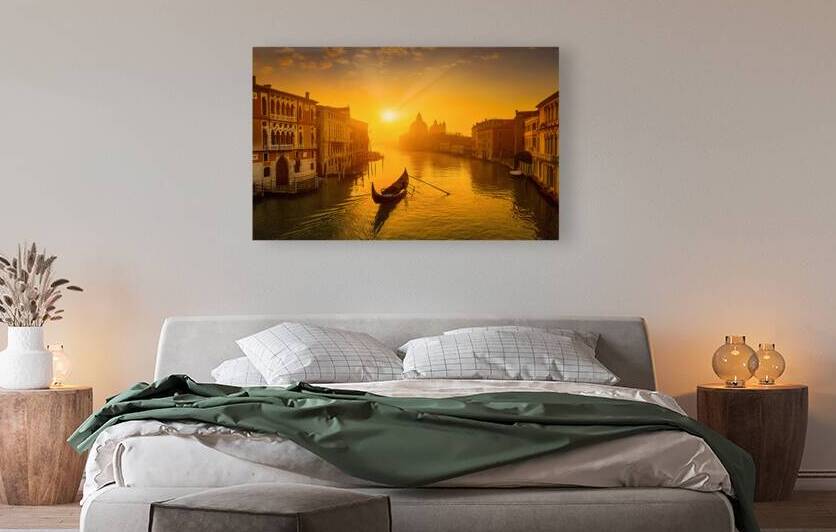 A run away gondola in Venice by Leighton Collins