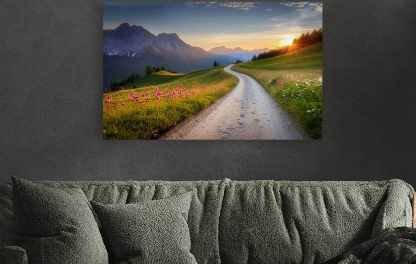 Sunrise in the Alps by Leighton Collins