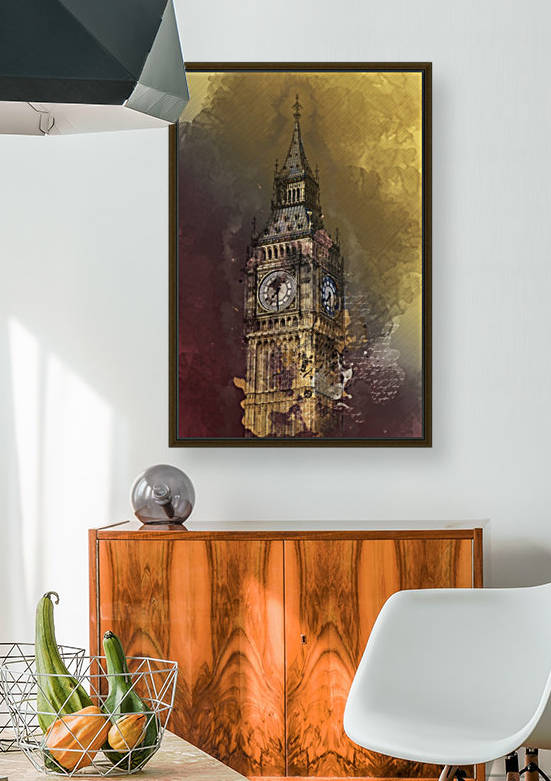 london big ben building by Shamudy