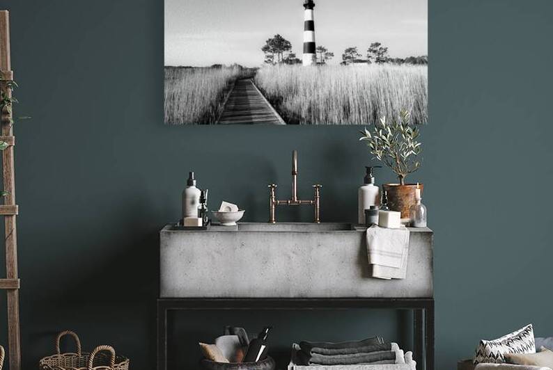 North Carolina Lighthouse in Black and White by Norma Brandsberg Photography