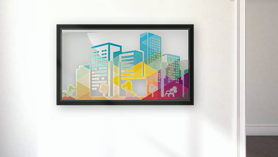 silhouette cityscape building icon color city by Shamudy