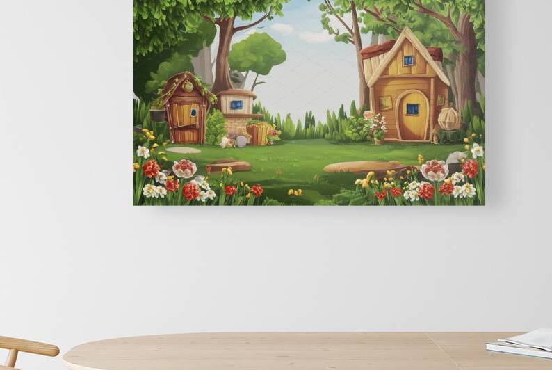 Dreamy childhood or fairy tale background by Sergiu Gutium