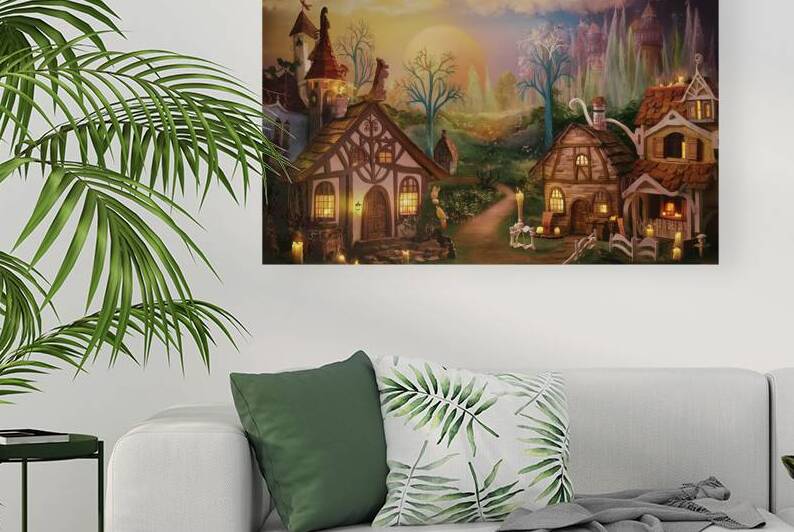 Dreamy childhood or fairy tale background by Sergiu Gutium