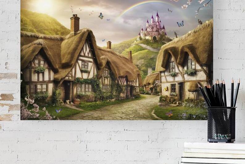 Dreamy childhood or fairy tale background by MihaiStanica