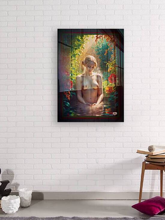 The Chaste Susanna Bathing In A Secluded Garden Mesmerizing AI Concept Art by Xzendor7 by xzendor7