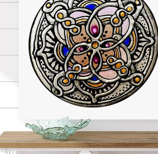 Organic Mandala by Julie Ann Stricklin by Julie Ann Stricklin