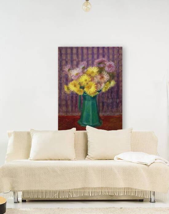 Chrysanthemums by William Glackens 1870–1938.jp by ASAR STUDIOS