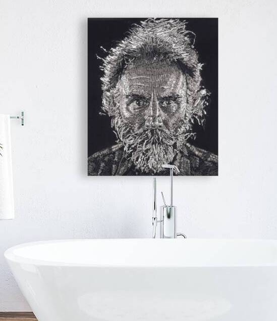 CHUCK CLOSE B. 1940 Lucas Paper Pulp by ASAR STUDIOS