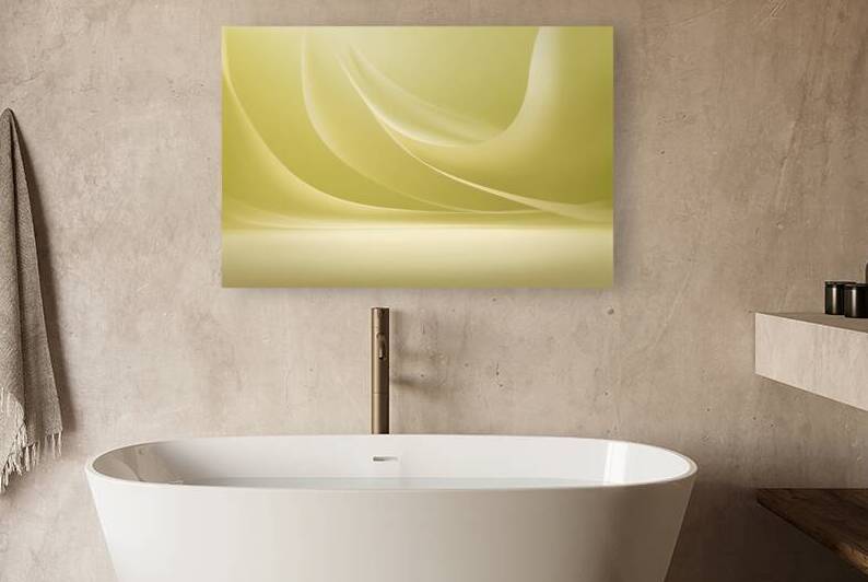 A tranquil and minimalist scene featuring an expa by StefanoPignataro