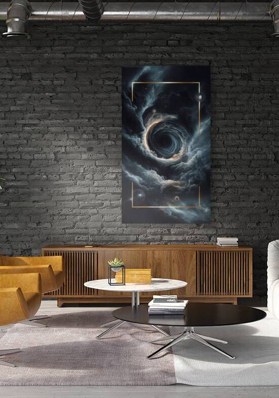 A stunning and captivating cosmic landscape featu by Hritcu Elena