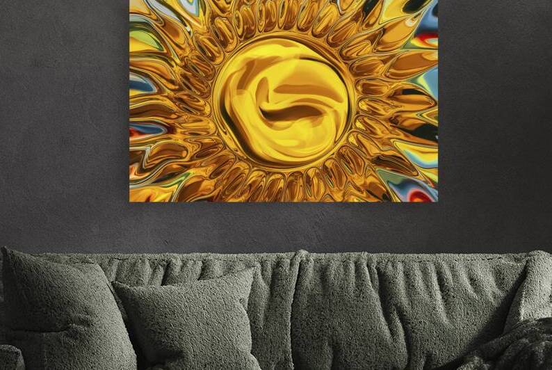 A mesmerizing abstract painting featuring a vibra by Hritcu Elena