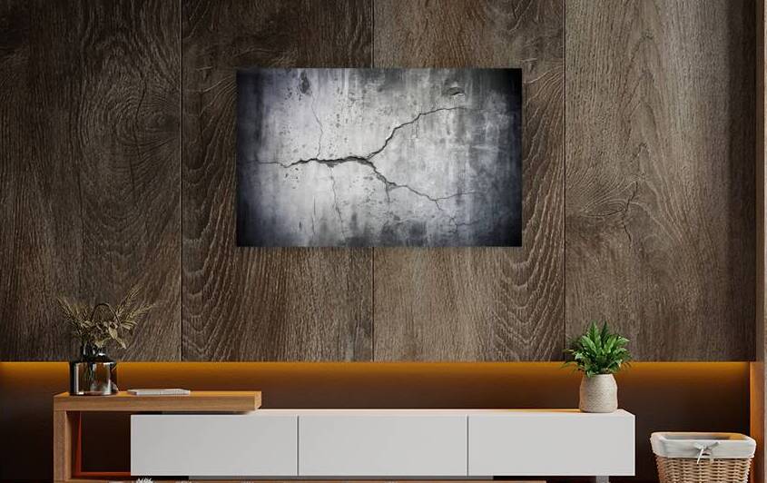 an old cracked and weathered gray wall 2 by VeronicMorar