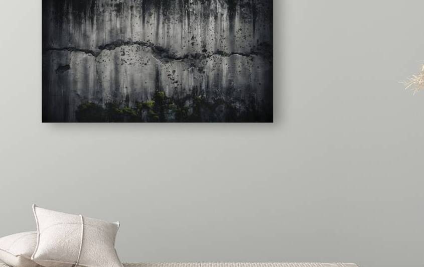 grayscale image of a weathered textured concrete by VeronicMorar