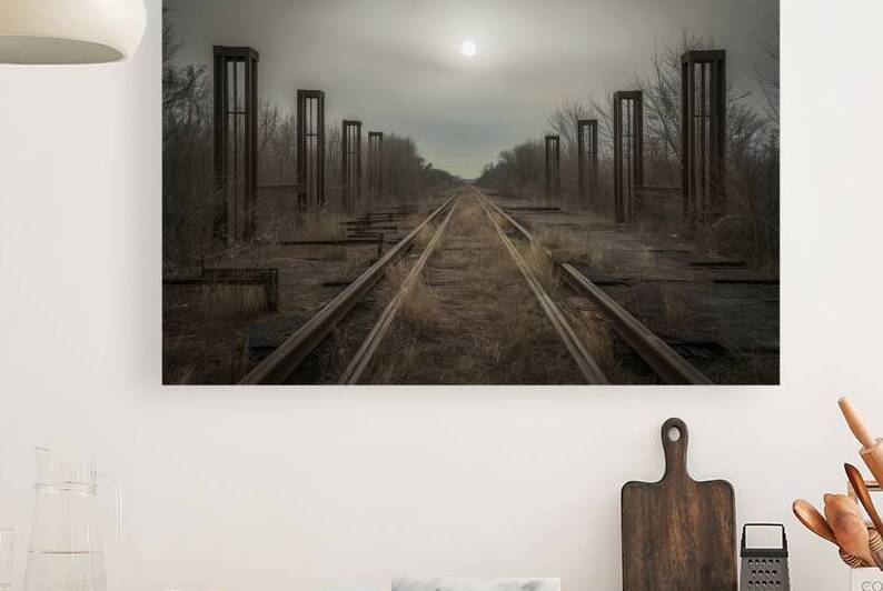 empty old railway 3 by juverdeanu