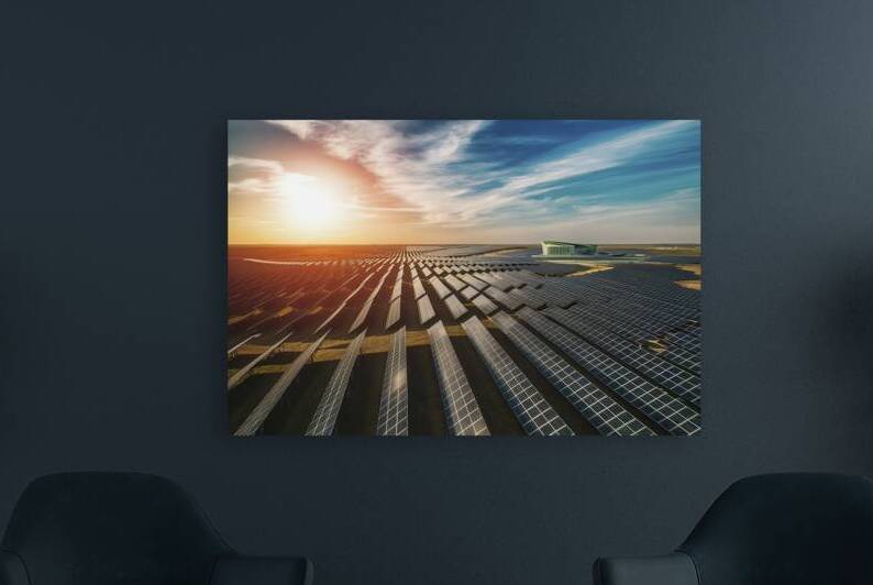 view of a solar photovoltaic cell panels under su 1721225884.8035 by MihaiStanica