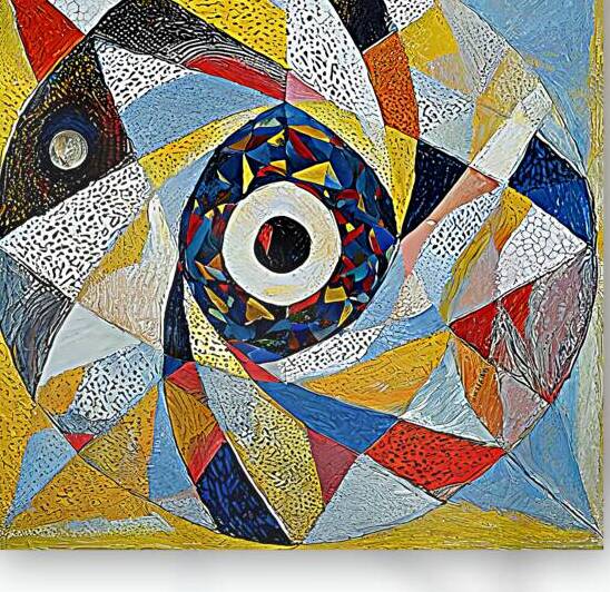 Geometric Explosion - GIA2401-0257-OIL by JordiCarrio