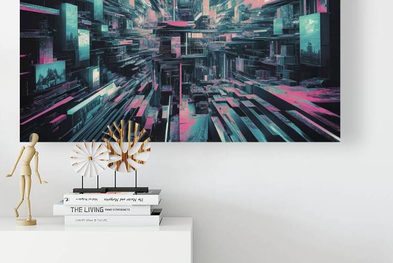 Synthwave vaporwave retrowave retro futurism cybe by Ioan Cipariu