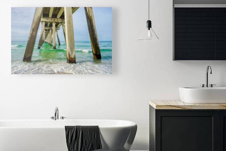 Early Morning Under Navarre Pier by Jennifer White