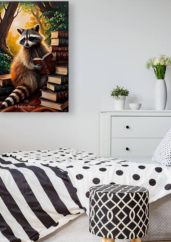 Bookish Raccoon Le lecteur ultime by ourilias