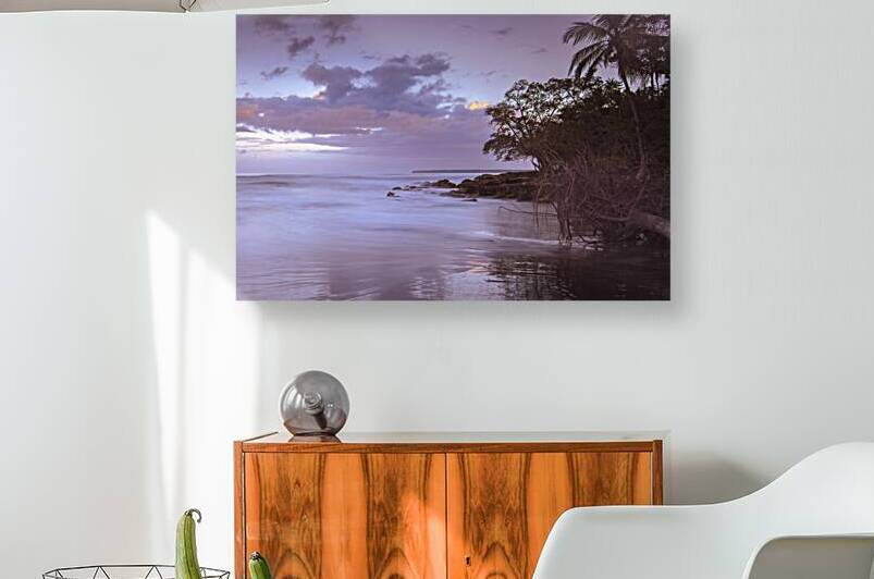 Cahuita Black Beach Storms at Sunset by Norma Brandsberg Photography