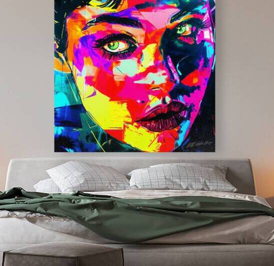 Abstract Greens - Green Eyes by SykArt Designs