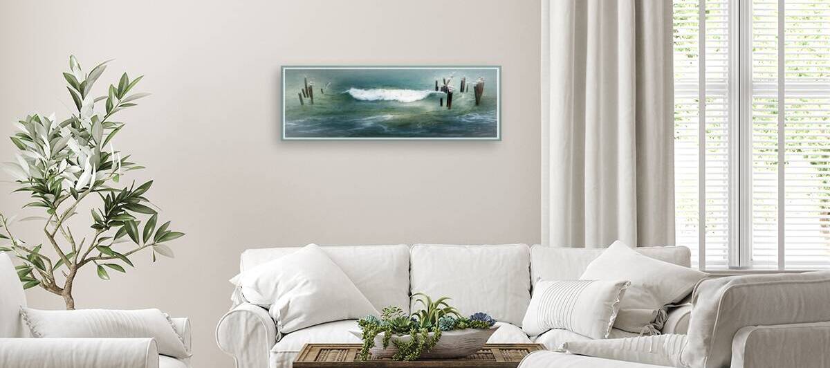 Sea Gulls Shaken Not Stirred in Costa Rica by Norma Brandsberg Photography