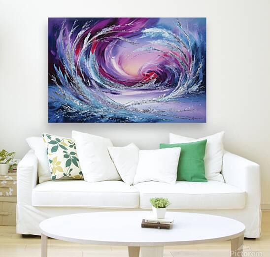 abstract background of frosty winter evening at s by Florin Harsan