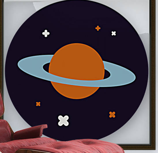 planet orbit universe star galaxy by Shamudy