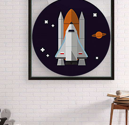 rocket space universe spaceship by Shamudy