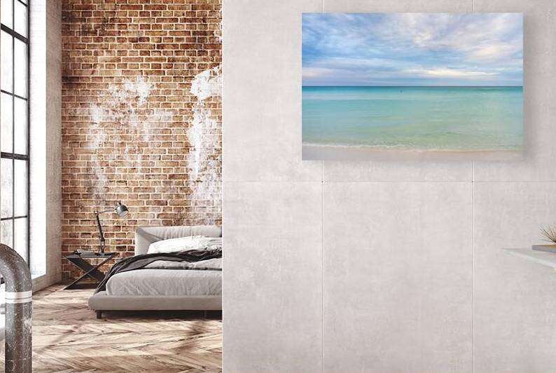 Pelican Flying Over Destin Emerald Coast by Jennifer White