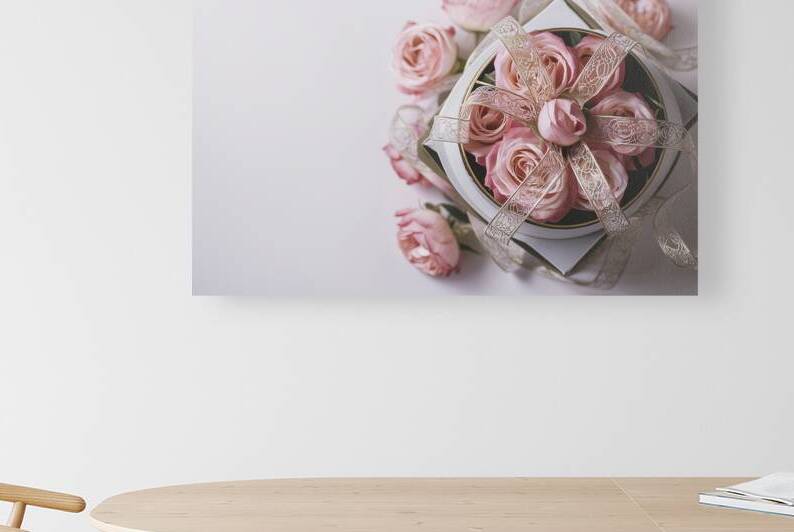 gift box with ribbons and beautiful roses 2 by Dan Avian