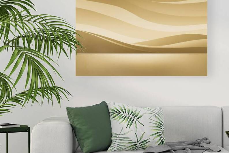 A serene and minimalistic landscape composition d by Dan Avian